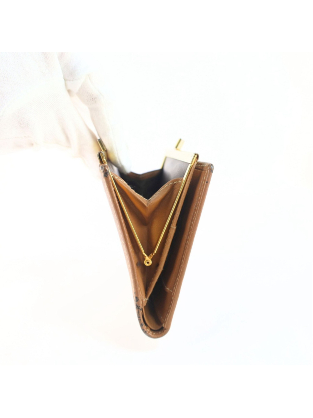 Vintage Christian Dior Honeycomb Brown Purse Wallet for Women - Picture 14 of 16